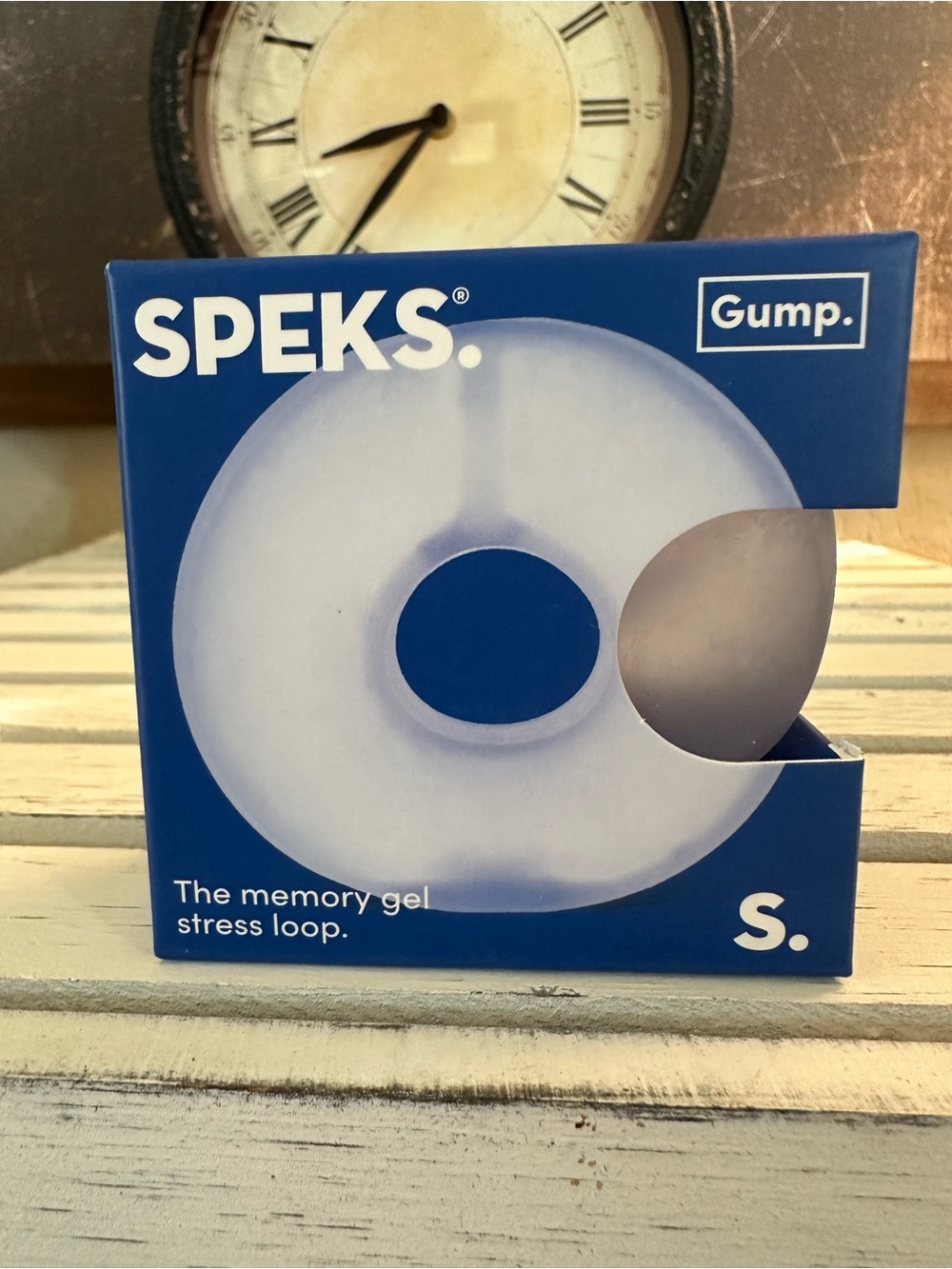 💙🤍💙 Speks Memory Gel Loop — White 💙🤍💙